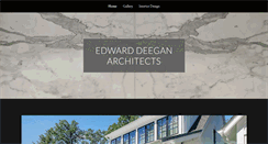 Desktop Screenshot of edwarddeeganarchitects.com